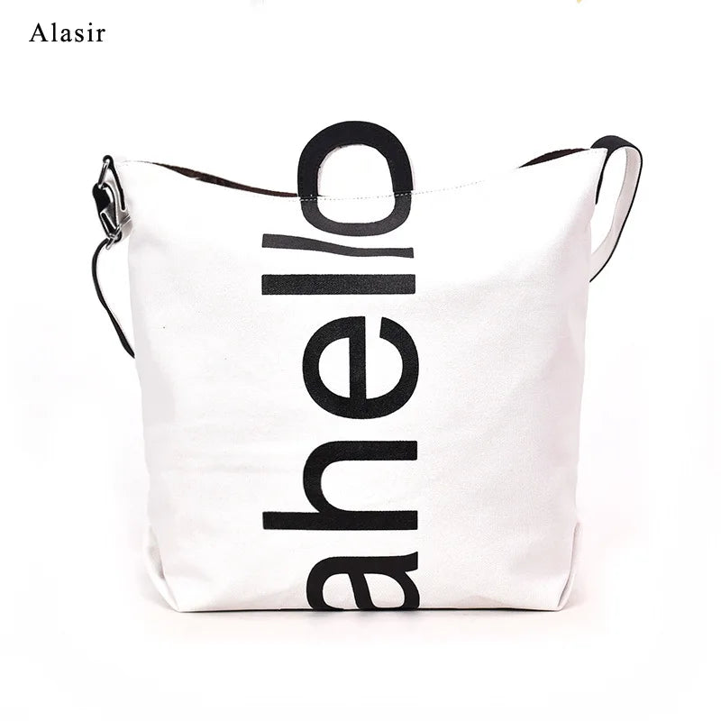 Letter Shoulder Bag Large-capacity Women's Messenger Bag