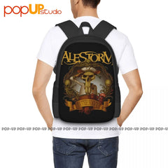 Alestorm Metal Band Backpack Large Capacity Portable 3D Printing Travel Bag