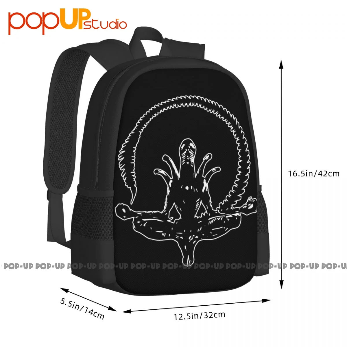 Alien Yoga Xenomorph Backpack Large Capacity Swimming Sports Bag
