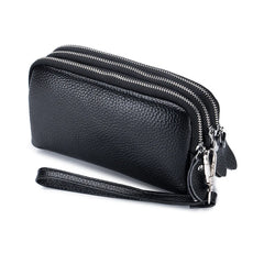First Layer Cowhide Women's Clutch Bag Leather Wallet