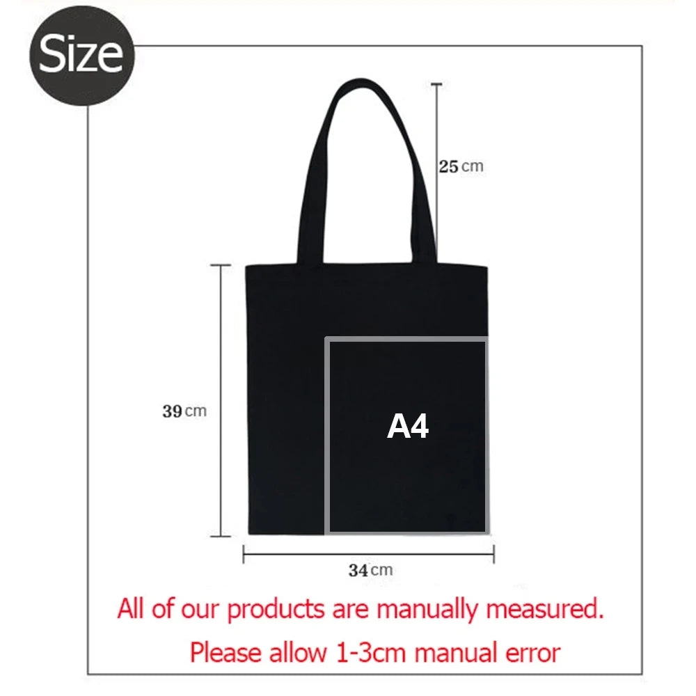 Alphabet Print Bridesmaid Totes Canvas Shopping Bags Bridal Bachelorette