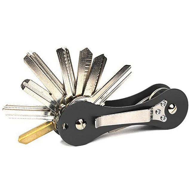 Aluminum Alloy Keychain Key Holder Organizer & Wallet
