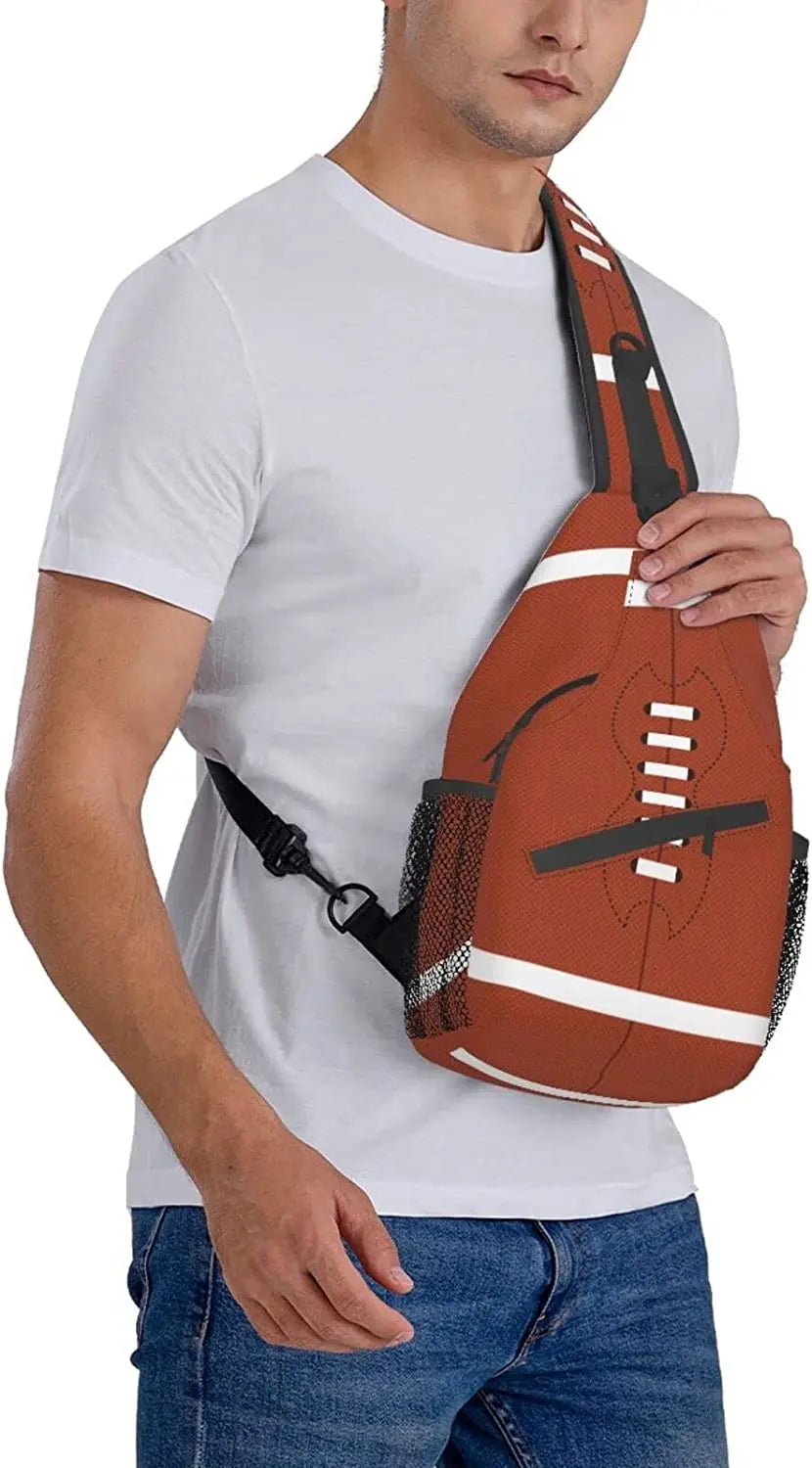 American Football Sling Bag Chest Bag
