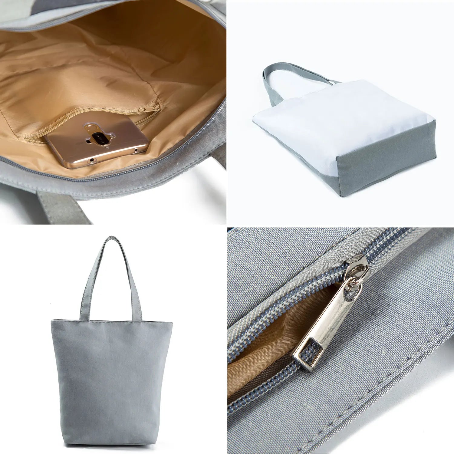 Animal Printed Women Shoulder Bag Eco Friendly Foldable High Capacity