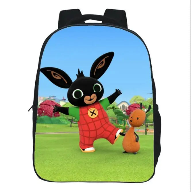 Rabbit Plush Drawstring Backpack for Kids