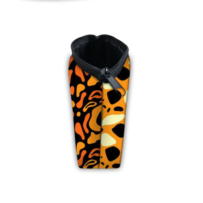Leopard Print Makeup Bag Water Resistant Cosmetic Organizer for Women