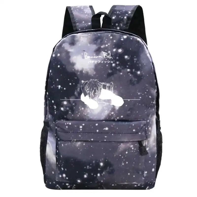 Anime Banana Fish Anti-Theft Women Backpack School Bag