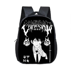 Anime Chainsaw Man Backpack for Kids Cosplay Schoolbag