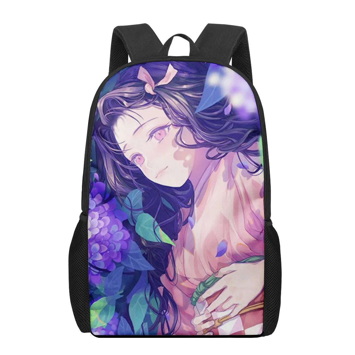 Nezuko Print School Bag for Boys and Girls