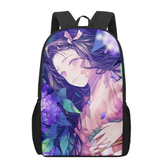 Nezuko Print School Bag for Boys and Girls
