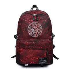 Fullmetal Alchemist Backpack Teen Casual Schoolbag Laptop Bag