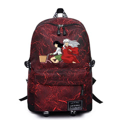 Inuyasha Schoolbag High Backpack Casual Teenger Unisex Packsack Mochila