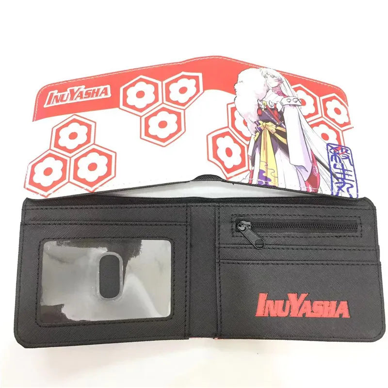 Inuyasha Sesshoumaru Short Wallet Student PU Purse Cosplay Gift