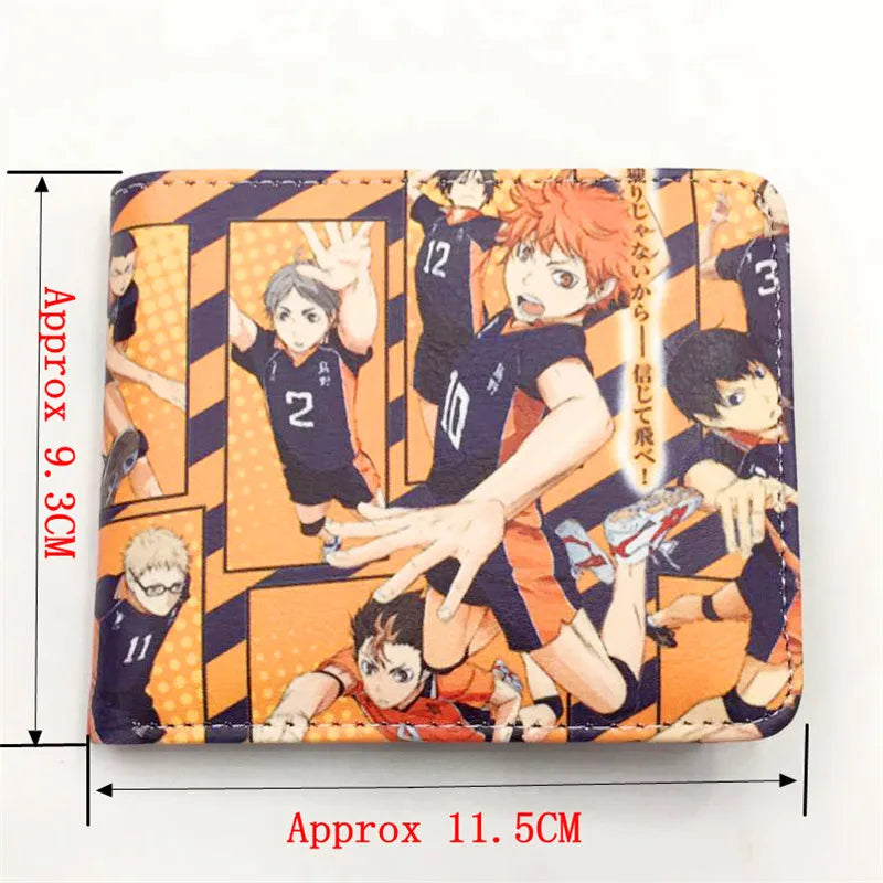 Inuyasha Sesshoumaru Short Wallet Student PU Purse Cosplay Gift
