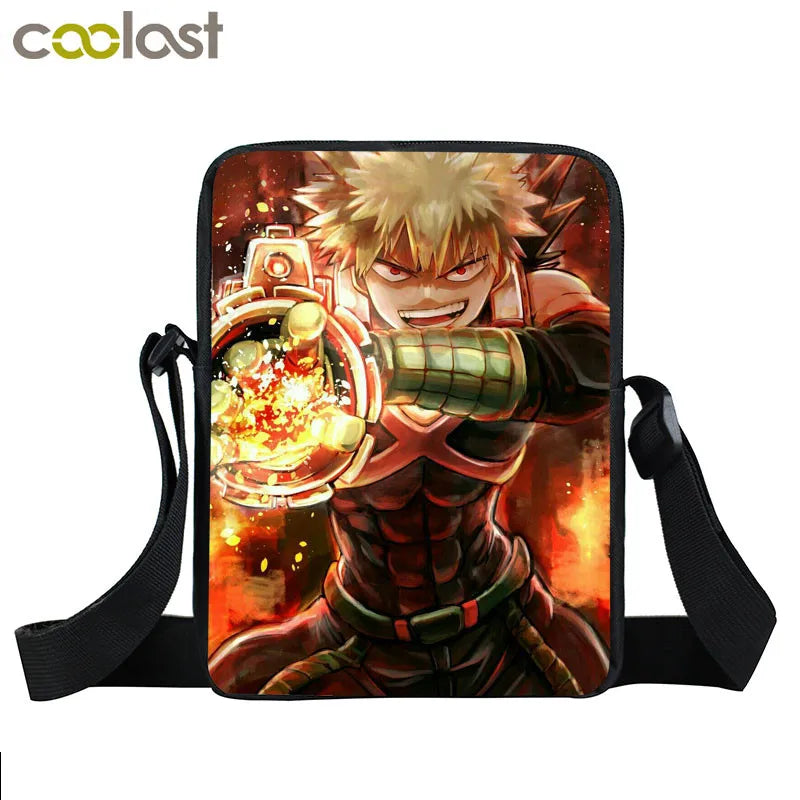 My Academia Messenger Bag - Izuku Midoriya & Bakugou Katsuki Shoulder Bag