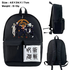 Jujutsu Kaisen Nylon Backpack Student Schoolbag Laptop Bag