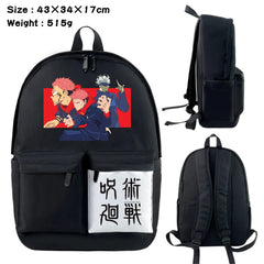 Jujutsu Kaisen Nylon Backpack Student Schoolbag Laptop Bag