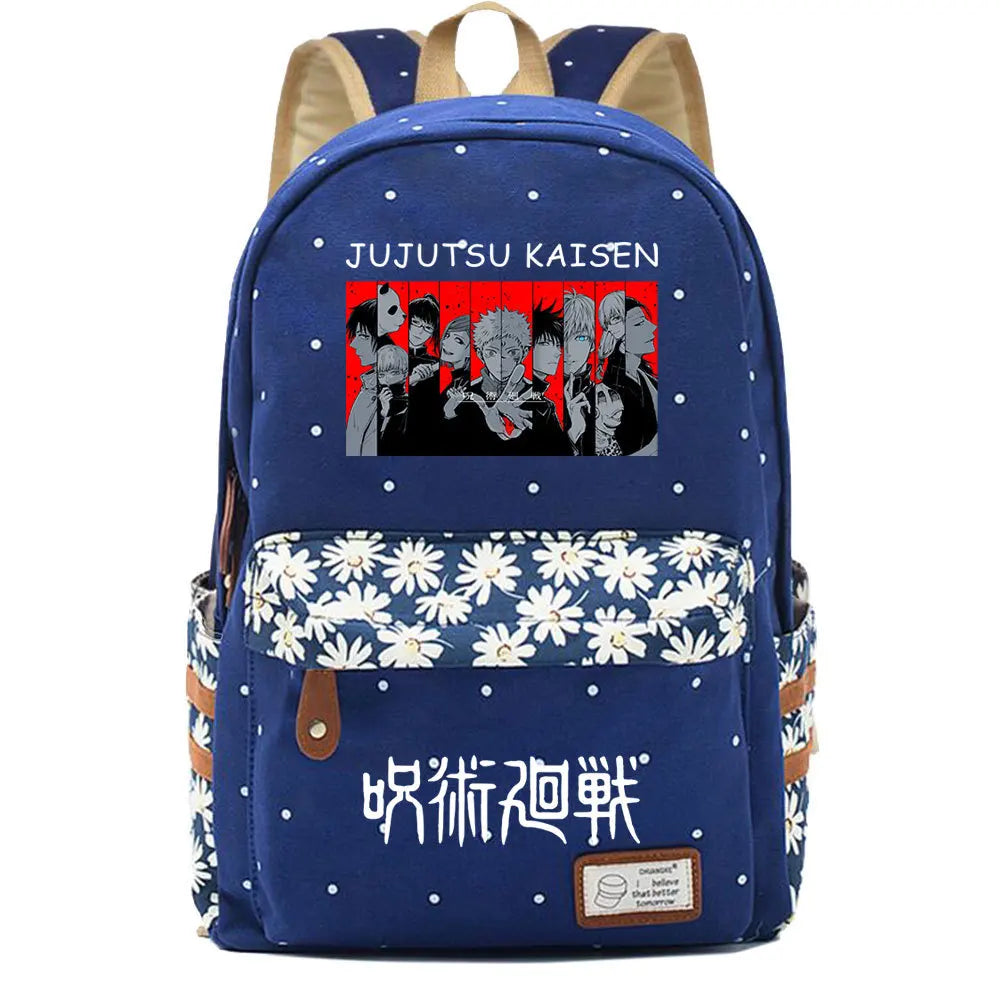 Jujutsu Kaisen Teen Backpack Unisex School Travel Laptop Bag