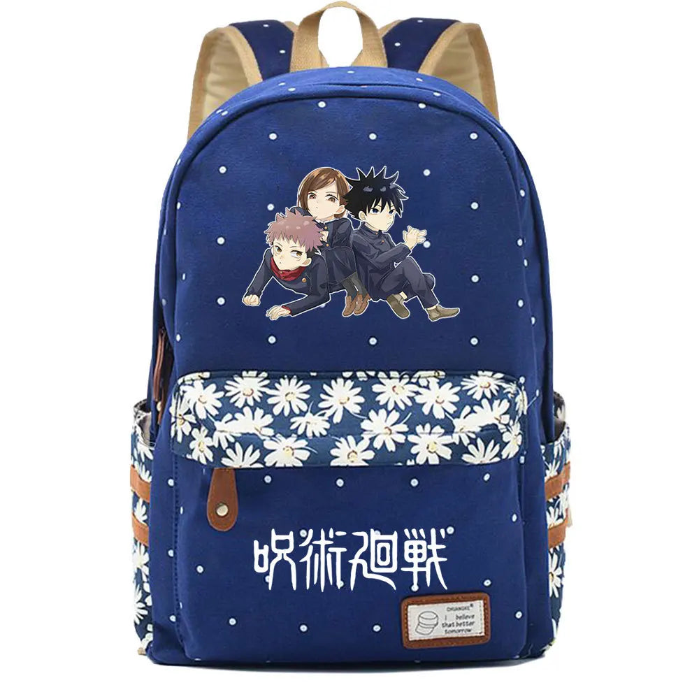 Jujutsu Kaisen Teen Backpack Unisex School Travel Laptop Bag