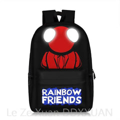 Anime Rainbow School Bags Backpacks Kids Bags Big Capacity Travel Bag