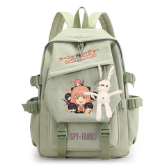 Anime SPY FAMILY Anya Forger Nylon Backpack Student School Bag