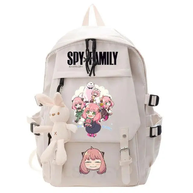 Anime SPY x FAMILY Anya Forger Backpack for Women Student School Shoulder Bag