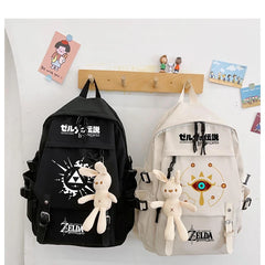 Anime School Backpack Bookbag Zelda-Link Rucksack Travel Shoulder Bags