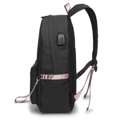 Slayer Tanjirou Kamado Backpack Demon Cosplay USB Charging Unisex Daily Bag