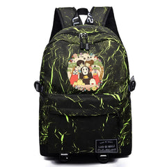 Anime Spirited Away Backpack Casual Teenger Packsack Unisex Student