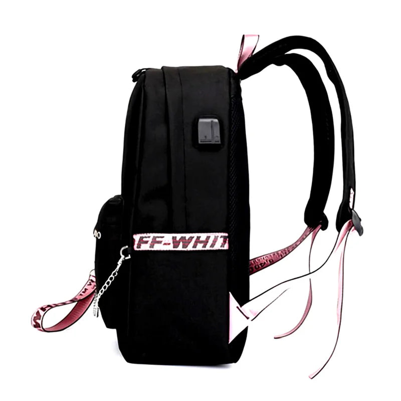 Anime Toilet-Bound Hanako School Backpack USB Manga School Bags