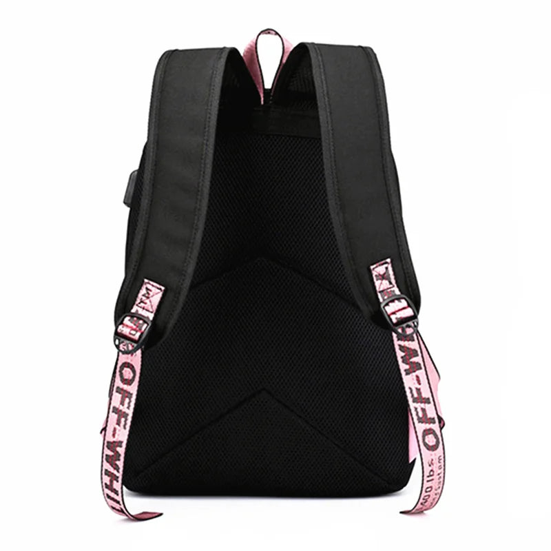 Anime Toilet-Bound Hanako School Backpack USB Manga School Bags