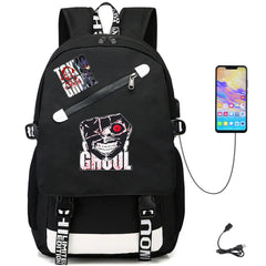 Tokyo Ghoul USB Oxford Packsack Unisex Schoolbag Casual Teengr