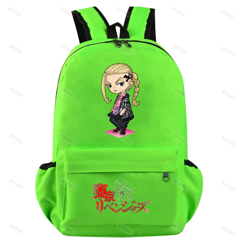Anime Tokyo Revengers Backpack for Boys Girls Student Bookbag