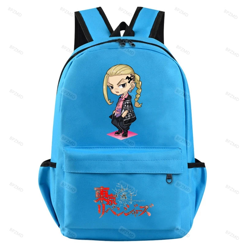 Anime Tokyo Revengers Backpack for Boys Girls Student Bookbag