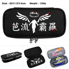 Anime Tokyo Revengers Nylon Penbag Cartoon Print Cosmetic Cases