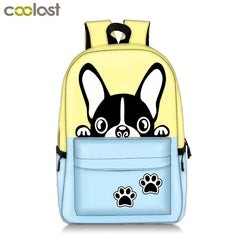 Anime Totoro Backpack for Girls School Bags Cartoon Bear Rucksack
