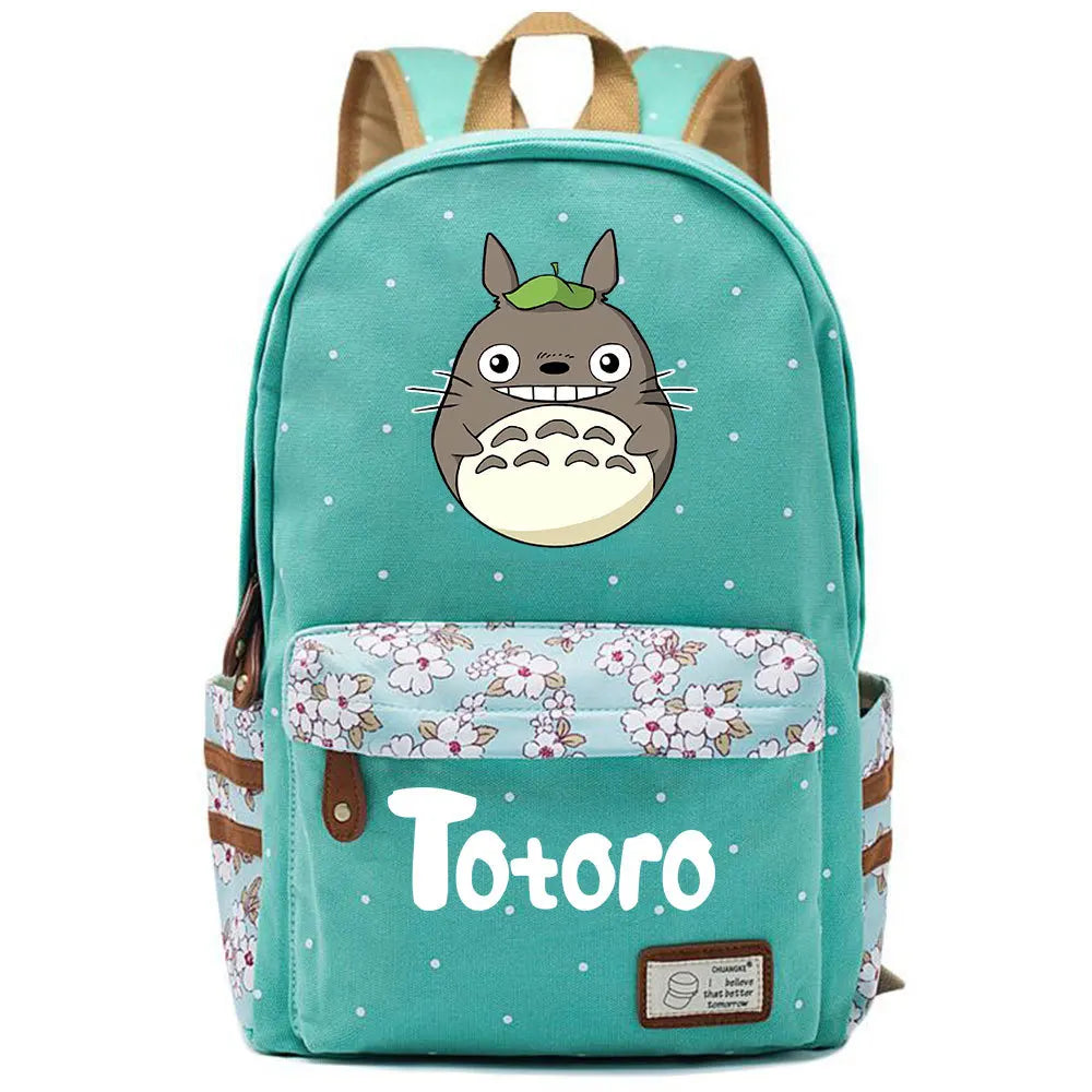 Anime Totoro Teenger Packsack Casual Baby Backpack