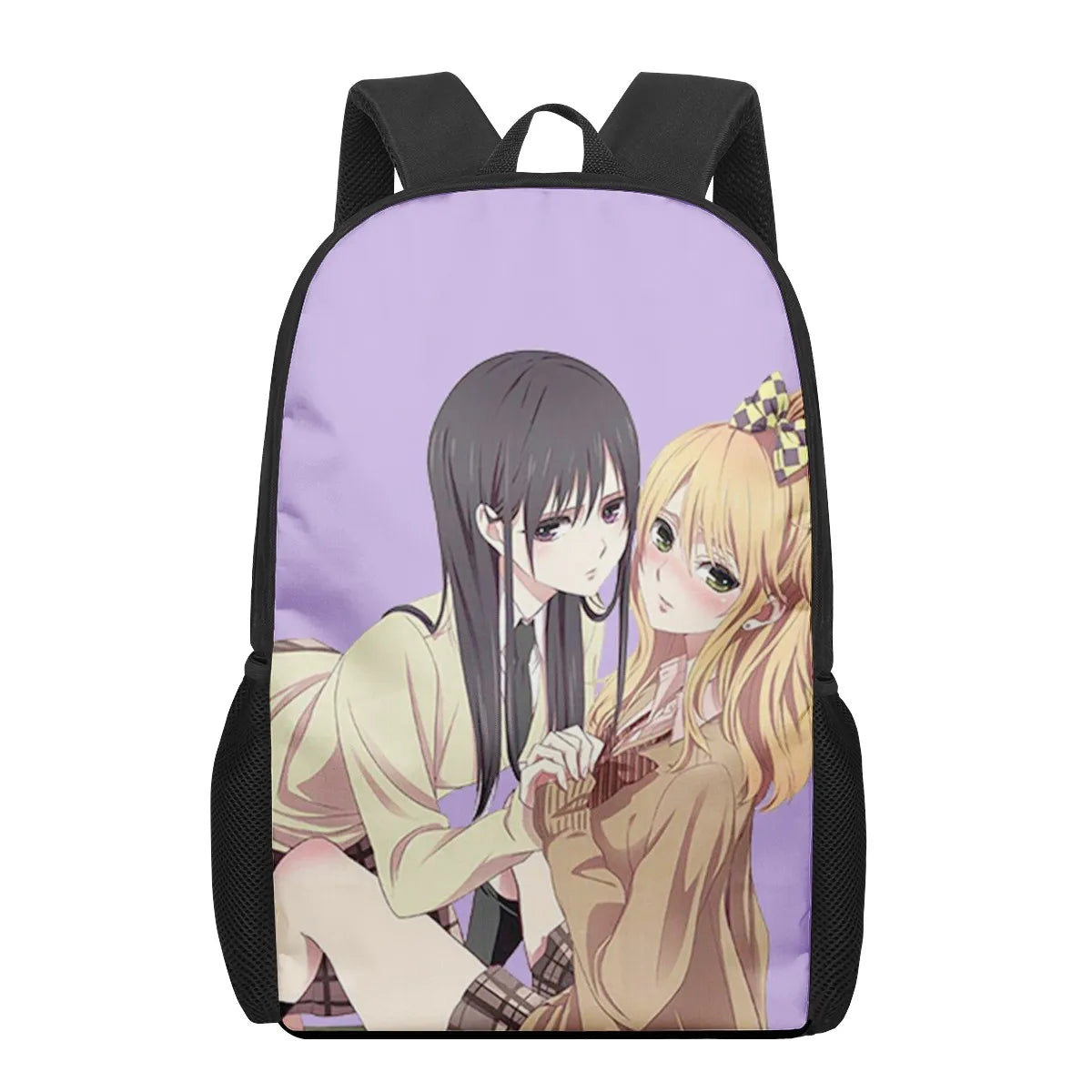 Anime Lesbian Citrus 3D Print School Bags Boys Girls Primary Students Backpack