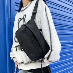 Nylon Crossbody Shoulder Bag Unisex Phone Chest Bag
