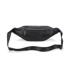 Unisex Punk Style Leather Skull Waist Pack