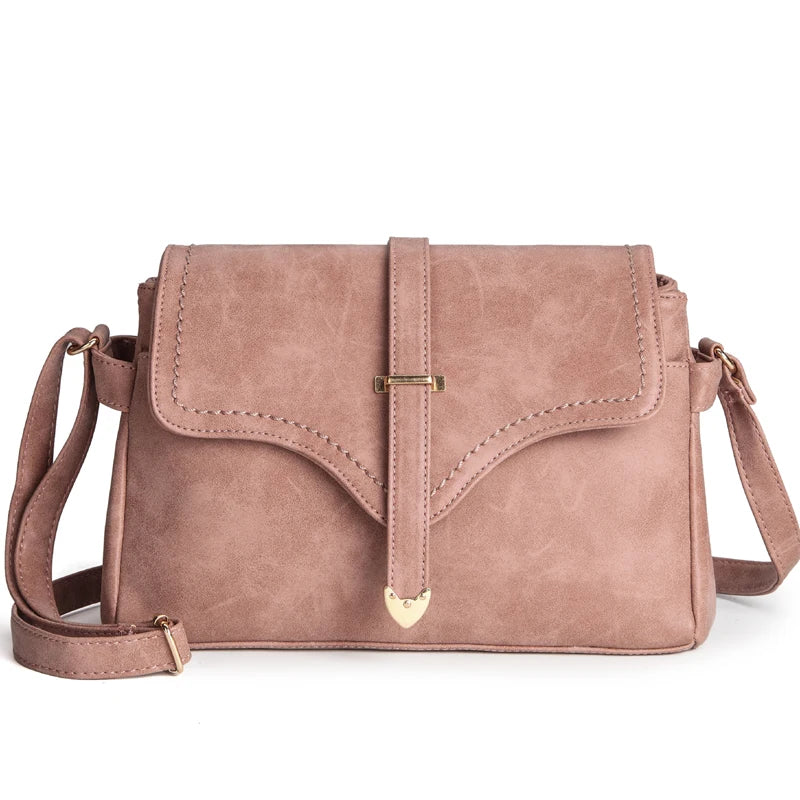 Women Shoulder Bag 6 Colors Pu Leather Crossbody Bags High Adjustable Messenger