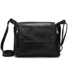 Women Shoulder Bag Crossbody Bag Soft Washed Leather Messenger Bag