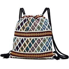 Vintage Bohemian Style Canvas Shoulder Bag for Women