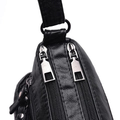Soft Leather Crossbody Shoulder Bag for Girls