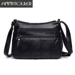 Soft Leather Crossbody Shoulder Bag for Girls