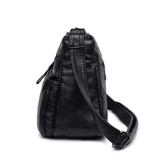 Soft Leather Crossbody Shoulder Bag for Girls