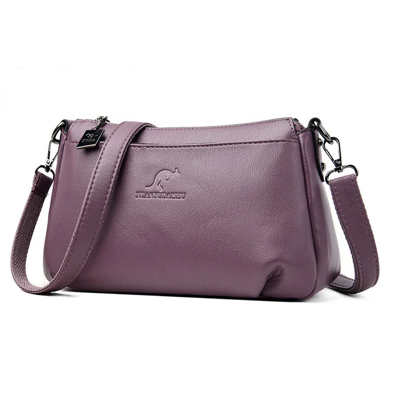 Women Crossbody Bag Small Flap Shoulder Bag PU Leather Handbag