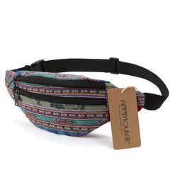 Bohemian Style Women Fanny Pack 8 Colors Fabric Waist Packs