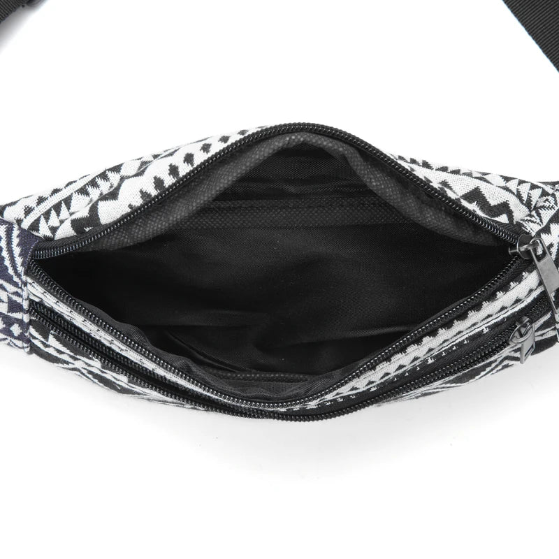 Bohemian Style Women Fanny Pack 8 Colors Fabric Waist Packs