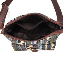 Vintage Women Shoulder Bag Fabric Crossbody Bag Handbag Purse Woman Messenger Ba
